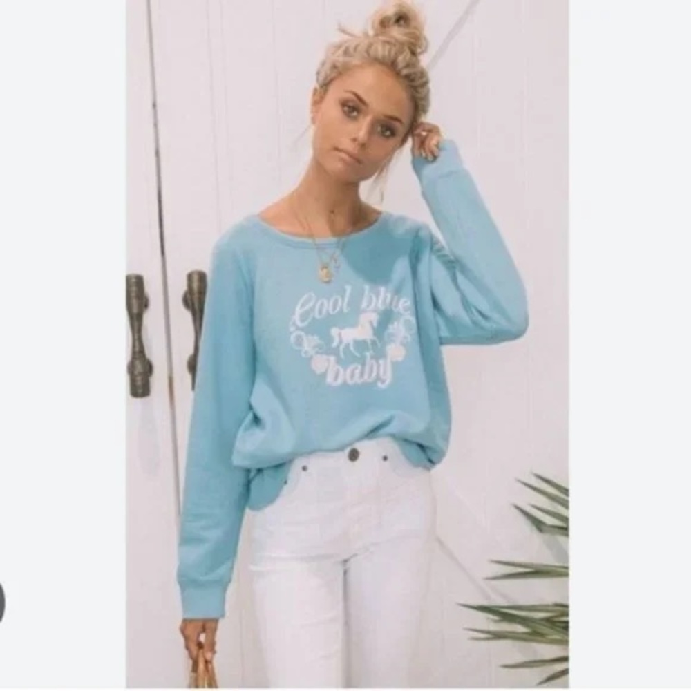 Cool Blue Baby Sloppy Joe Sweatshirt